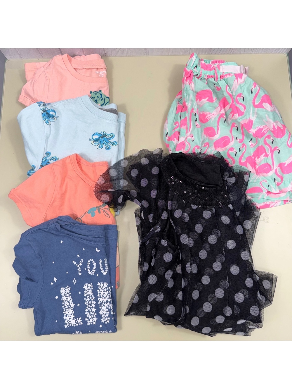 Girls Size 5 Carter’s Old Navy Gap 6 Piece Clothing Lot